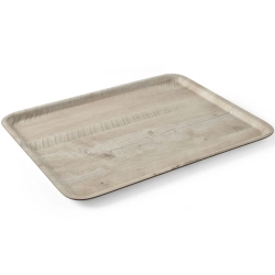 Amer Box Taca do serwowania prostokątna antypoślizgowa 370x530 mm - jasne