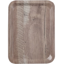 Amer Box Taca do serwowania prostokątna antypoślizgowa 370x530 mm - ciemne