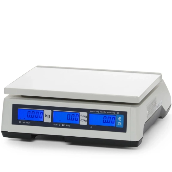 Waga kalkulacyjna z legalizacją CAS 580486, bez wysięgnika, 15 kg