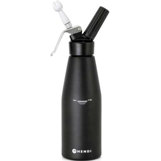 Hendi Syfon do bitej śmietany N2O Kitchen Line ZESTAW + 3 końcówki 0.98L