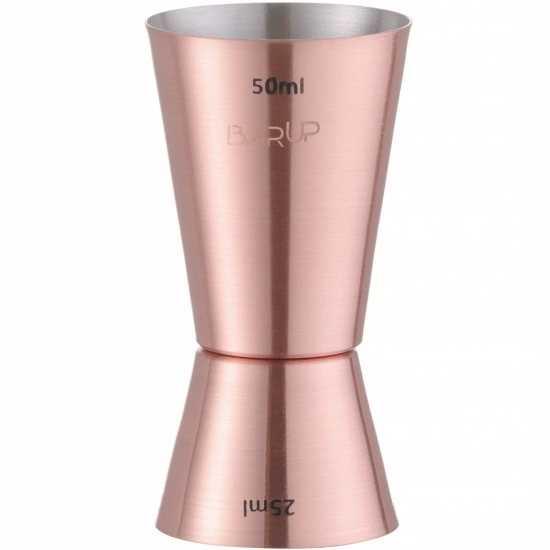 Bar Up Jigger miara barmańska dwustronna do drinków miedziana 25/50 ml