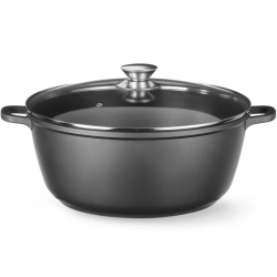 Hendi Garnek z pokrywką z powłoką nieprzywierającą 7 l 367x290x122 mm