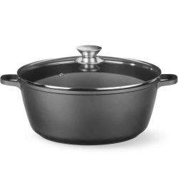Hendi Garnek z pokrywką z powłoką nieprzywierającą 7.5 l 387x310x130 mm
