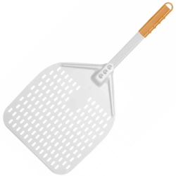 Łopata do pizzy z krótką rączką perforowana kwadratowa 300 x 660 mm