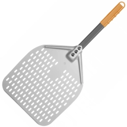 Łopata do pizzy z krótką rączką perforowana kwadratowa 300 x 660 mm