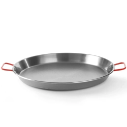 Hendi Patelnia do paelli okrągła stalowa z uchwytami śr. 300x110 mm