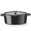 Hendi Garnek żeliwny emaliowany owalny 4.4 l 365x290x115 mm