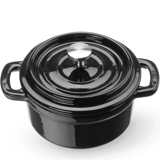 Hendi Garnek żeliwny emaliowany owalny 0.27 l 130x100x48 mm