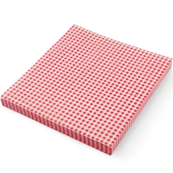 Hendi Papier pergaminowy do przekąsek frytek 20x25 cm wzór kratka - 500