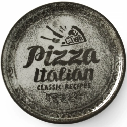 Duralex Talerz do pizzy z porcelany Recipe Collection Black śr. 31 cm