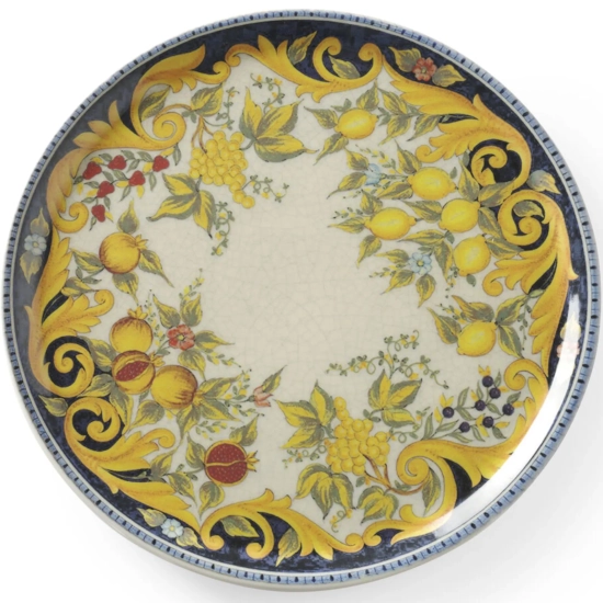 Duralex Talerz do pizzy z porcelany Barocco śr. 31 cm - zestaw 6 szt.