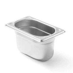 Hendi Pojemnik gastronomiczny GN 1/9 wys. 150 mm Kitchen Line STAL 1.3 l