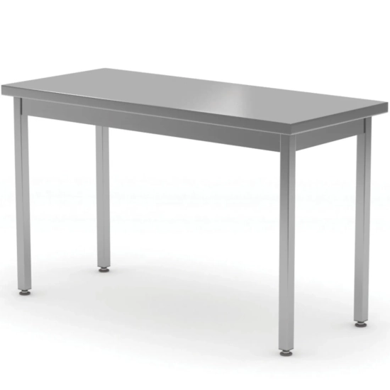 Stół blat roboczy do kuchni centralny stalowy Kitchen Line 800 x 600 x 850