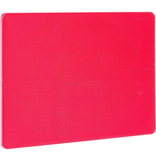 Hendi Deska do krojenia HACCP 600x400 mm - czerwona