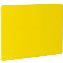 Hendi Deska do krojenia HACCP 600x400 mm - żółta