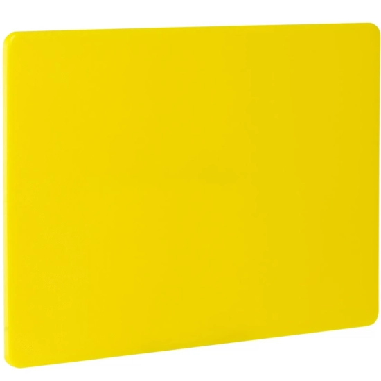 Hendi Deska do krojenia HACCP 600x400 mm - żółta