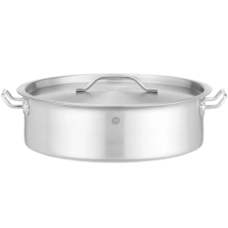 Hendi Garnek niski z pokrywką Budget Line 15.8 l śr. 380x139 mm
