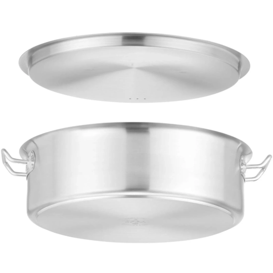 Hendi Garnek niski z pokrywką Budget Line 15.8 l śr. 380x139 mm
