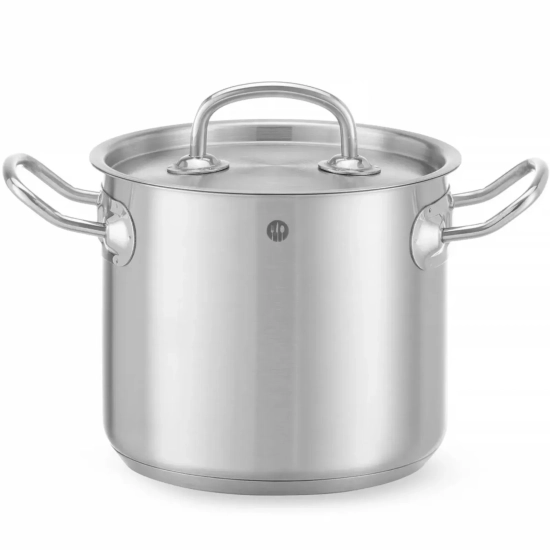 Hendi Garnek wysoki z pokrywką Kitchen Line 45 l śr. 400x360 mm