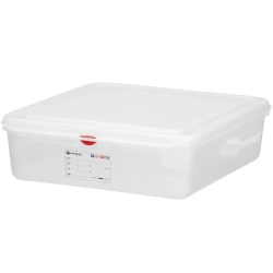 Hendi Pojemnik spożywczy GN 1/1 z etykietą pokrywką 28 l 530x325x200 mm