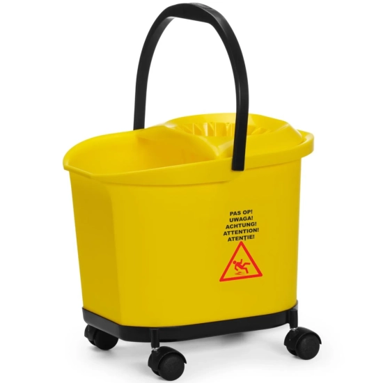 Hendi Wiadro do mopa mycia podłóg z wyżymaczką podstawą na kółkach 16 l