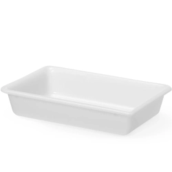 Hendi Pojemnik do panierowania płaski 3 l 340x235x70 mm - biały