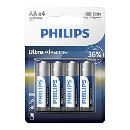 Baterie alkaliczne Philips Ultra Alkaline AA LR6E4B/10 4 szt.