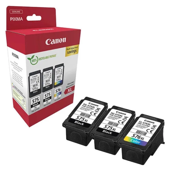 Oryginalny tusz Canon PG-575XL/CL-576XL 2*400/1* 5437C004, 300 stron