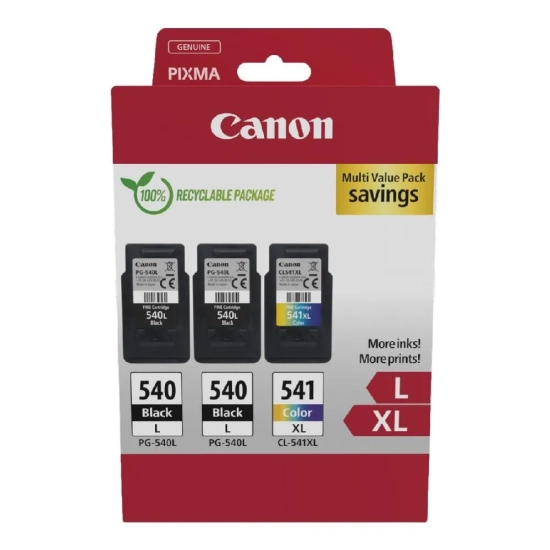 Oryginalny tusz Canon Photo Value Pack PG-540L*2/CL-541XL 5224B017