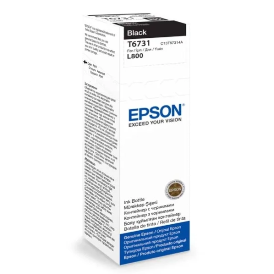 Oryginalny tusz Epson C13T67314A, czarny, 70 ml, 1 900 stron