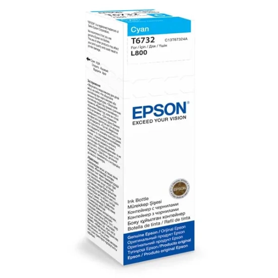 Oryginalny tusz Epson C13T67324A, cyjan, 70 ml, 1 900 stron