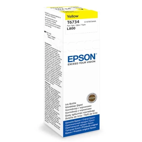 Oryginalny tusz Epson C13T67344A, żółty, 70 ml, 1 900 stron