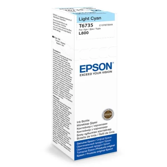 Oryginalny tusz Epson light C13T67354A, cyjan, 70 ml, 1 900 stron