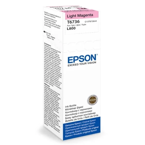 Oryginalny tusz Epson light C13T67364A, magenta, 70 ml, 1 900 stron