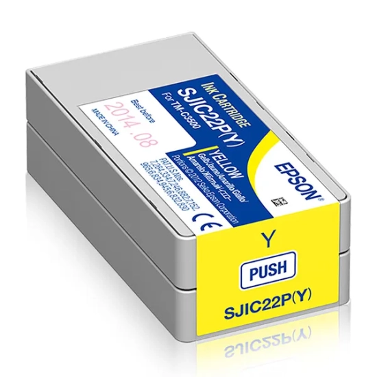 Oryginalny tusz Epson SJIC22P(Y) C33S020604, żółty
