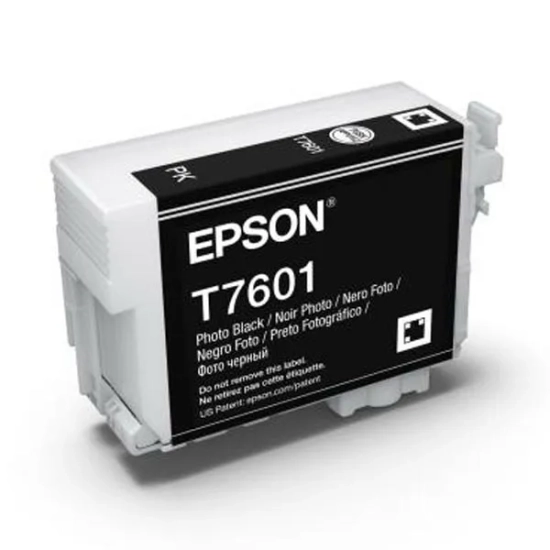 Oryginalny tusz Epson T7601 photo C13T76014010, czarny, 25,9 ml