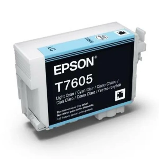 Oryginalny tusz Epson T7605 light C13T76054010, cyjan, 25,9 ml
