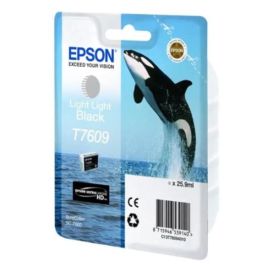 Oryginalny tusz Epson T7609 light light C13T76094010, czarny, 25,9 ml