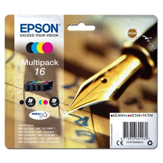 Oryginalny tusz Epson T162640 C13T16264012, 5,4 ml