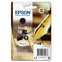 Oryginalny tusz Epson T163140 16XL C13T16314012, czarny, 12,9 ml