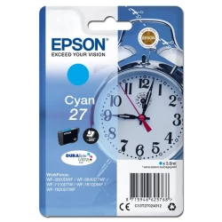 Oryginalny tusz Epson 27 3 C13T27024012, cyjan, 3,6 ml