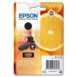 Oryginalny tusz Epson T33XL 12 C13T33514012, czarny, 12,2 ml