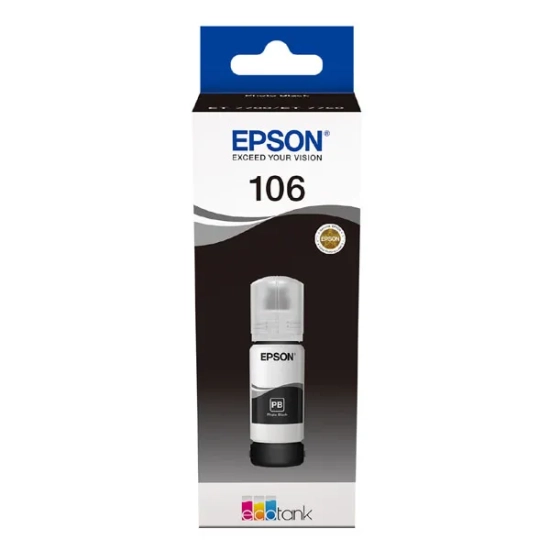 Oryginalny tusz Epson 106 photo C13T00R140, czarny, 70 ml