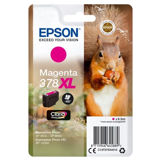 Oryginalny tusz Epson 378XL 9 C13T37934010, magenta, 9,3 ml