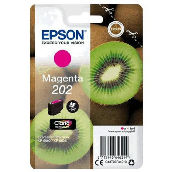 Oryginalny tusz Epson 202 C13T02F34010, magenta, 1 ml