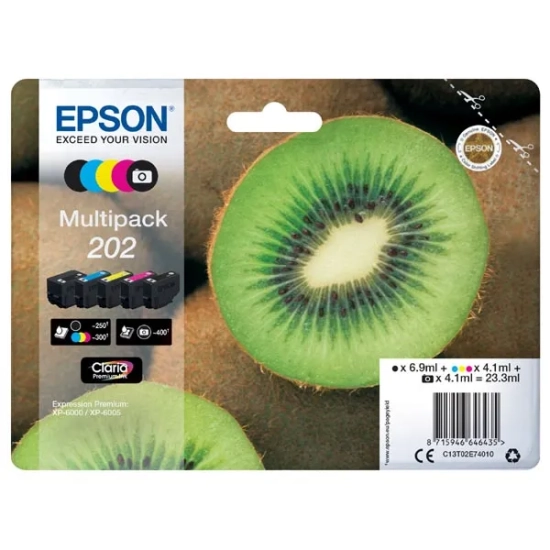 Oryginalny tusz Epson 202 C13T02E74010, 9 ml