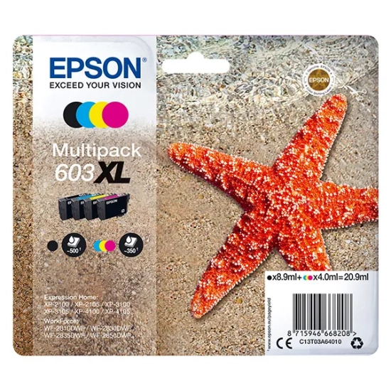 Oryginalny tusz Epson 603XL C13T03A64010, 9 ml