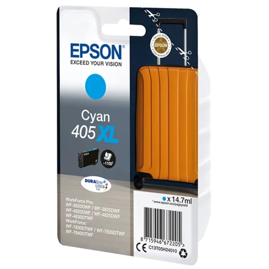 Oryginalny tusz Epson 405XL C13T05H24010, cyjan, 7 ml