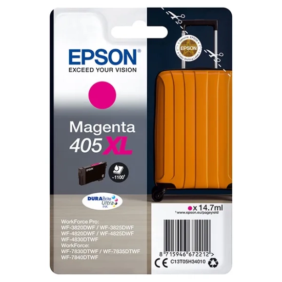 Oryginalny tusz Epson 405XL C13T05H34010, magenta, 7 ml