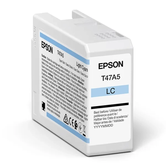 Oryginalny tusz Epson light C13T47A500, cyjan